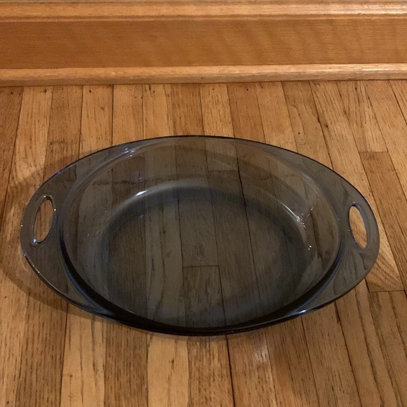 VTG Anchor Hocking 2 Qt Casserole Ovation Dish w Lid Cobalt Blue - Picture 3 of 6